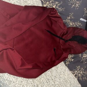 Maroon Nike hoodie size S